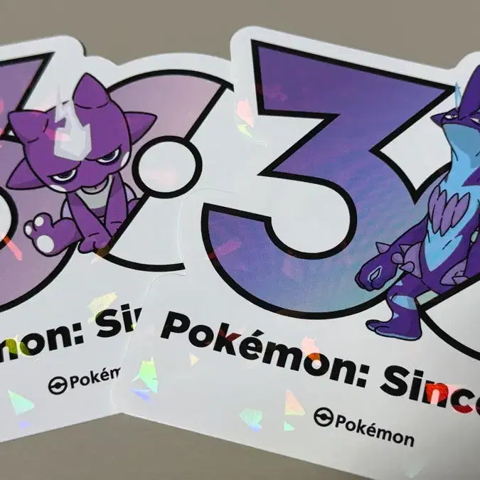 [BUNJANG] Pokemon 30th Anniversary Sticker Set: Illesan Strider / 포켓몬스터 30주년 기념 스티커 일레즌 스트린더