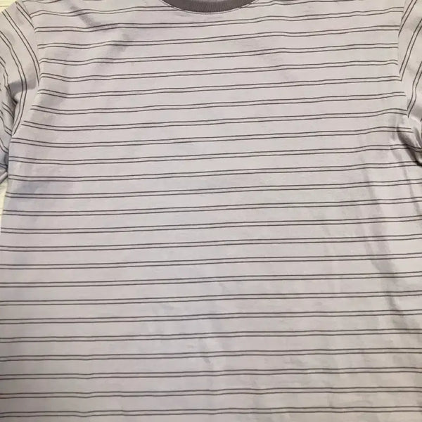 [BUNJANG] Politeru Loose Stripe T-Shirt Dusty Pink / 폴리테루 루즈드 스트라이프 티셔츠 더스티 핑크 (3)