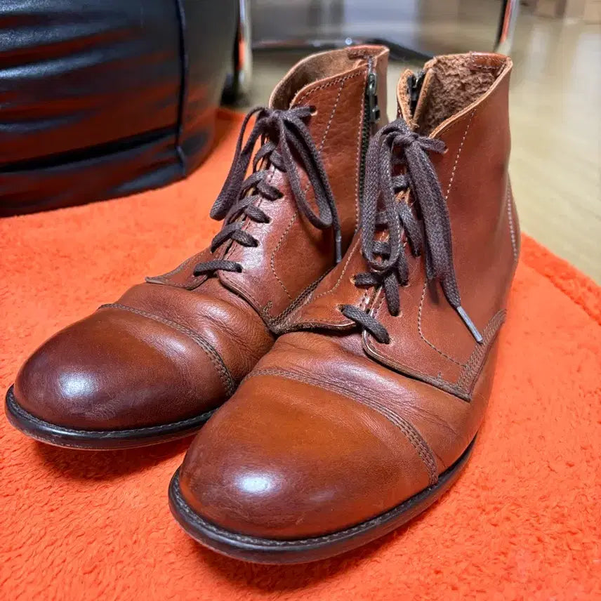 [BUNJANG] Ajis Japan Zip-Up Boots / 아지스 일본 재팬 부츠 구두