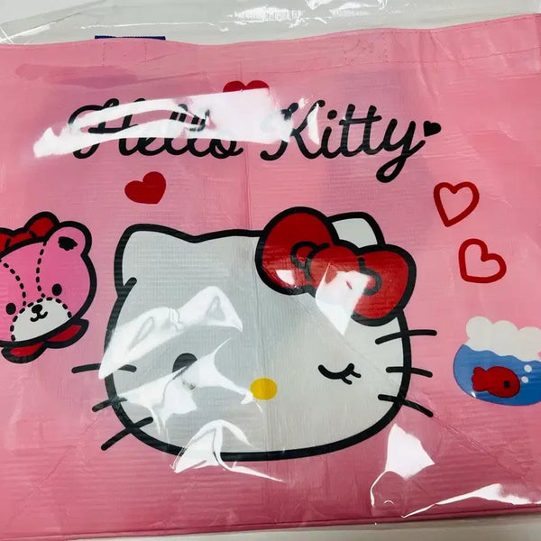 [BUNJANG] 7-Eleven Hello Kitty Tartan Bag Pink / 세븐일레븐 키티 타포린백 판매합니더