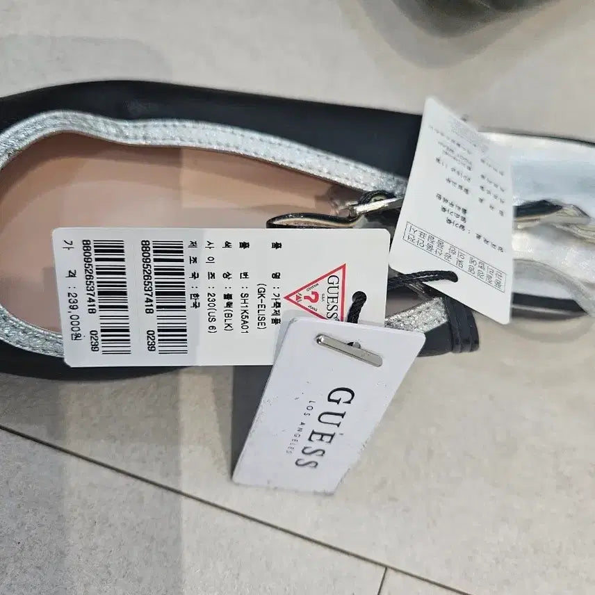 [BUNJANG] Guess Women's Summer Heeled Sandals Black Size 230 / 게스 여름 구두 230사이즈