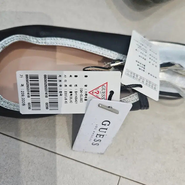 [BUNJANG] Guess Women's Summer Heeled Sandals Black Size 230 / 게스 여름 구두 230사이즈