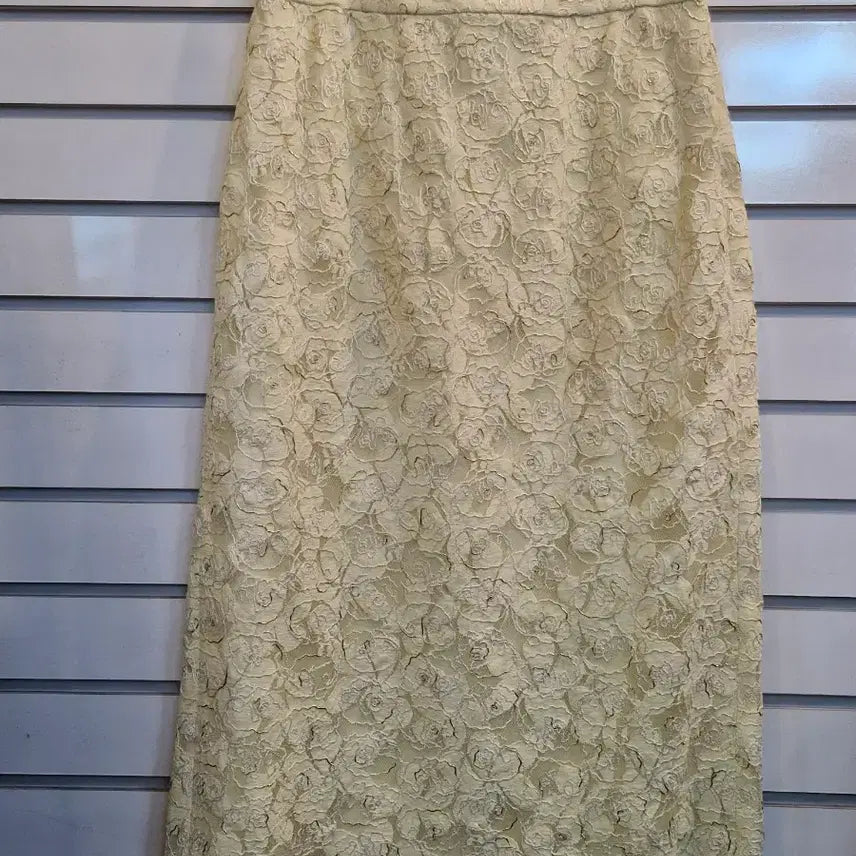 [BUNJANG] It MICHAA Lace Rose Pattern Long Skirt / 잇미샤레이스 장미 패턴 롱 스커트