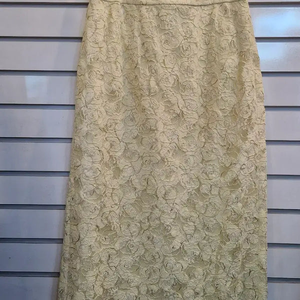 [BUNJANG] It MICHAA Lace Rose Pattern Long Skirt / 잇미샤레이스 장미 패턴 롱 스커트
