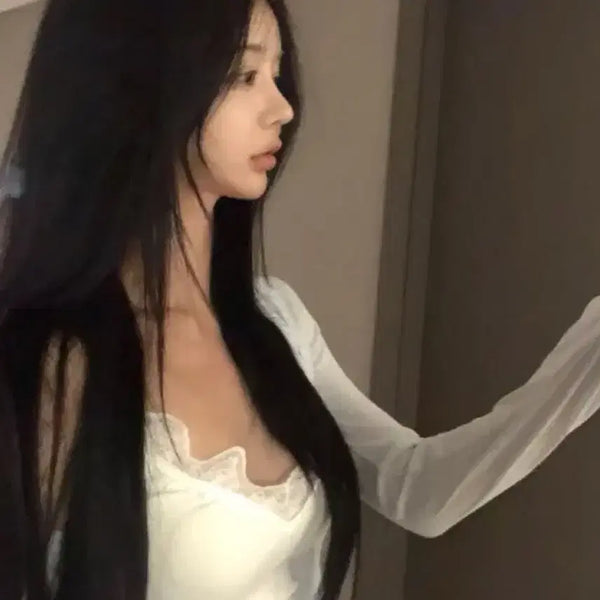 [BUNJANG] Miomaro S Soft Lace Inner Camisole / 미오마로네 소프트 레이스 이너나시