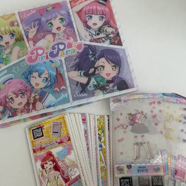 [BUNJANG] PriPara Solami Dressing File + Millefeulle Coordi Ticket & Friendship Ticket Bundle Set / 프리파라 솔라미드레싱 파일 + 밀피 코디티켓 우정티켓 일괄 판매