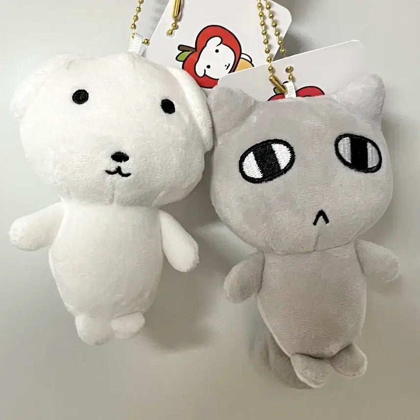 [BUNJANG] Ganady Gonany Plush Keychain Set / 가나디 고냐니 인형 키링 세트