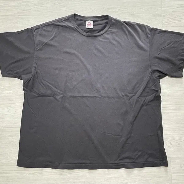 [BUNJANG] WRECK COZ Blank T-Shirt Charcoal / [3] WRECK BLANK TEE 뤡코즈 블랭크 티셔츠 차콜