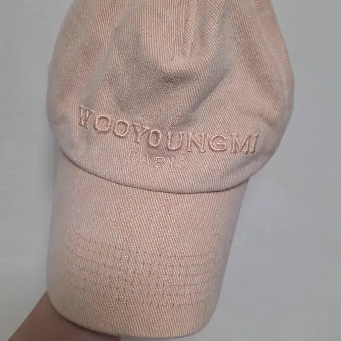 [BUNJANG] Wooyoungmi Salmon Beige Cap / 우영미 살몬 베이지 볼캡 모자