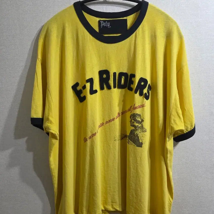 [BUNJANG] Pali Hollywood EZ Rider Ringer T-Shirt / 팔리할리우드 EZ RIDER 티셔츠