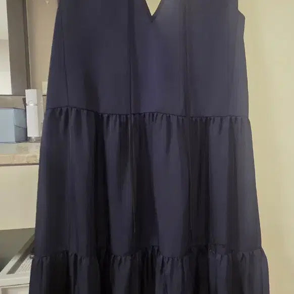 [BUNJANG] Lucky Chouette Navy Long Dress / 럭키슈에뜨 네이비  롱 원피스