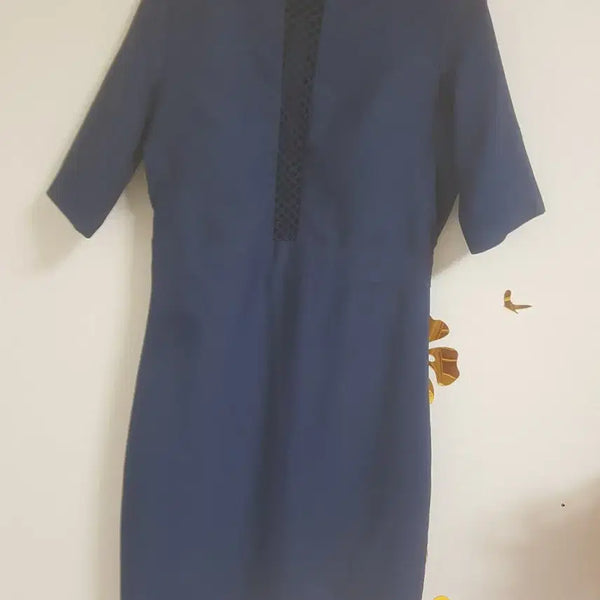[BUNJANG] Navy Sexy Midi Dress / 네이비 섹쉬 원피스(55)