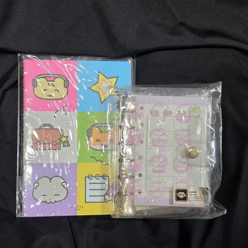 [BUNJANG] Hihi Club "Bubble Crush" A7 6-Hole Binder Diary & Checklist Notebook Bundle (Sealed) / (일괄) 히히클럽 어버블크러쉬 A7 다이어리 6공 다꾸 노트 바인더