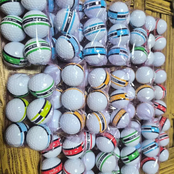 [BUNJANG] Volvik Condor Urethane Golf Balls (102 pcs, Mixed Colors) / 볼빅 콘도로 우레탄 4ps 컬러혼합 102알