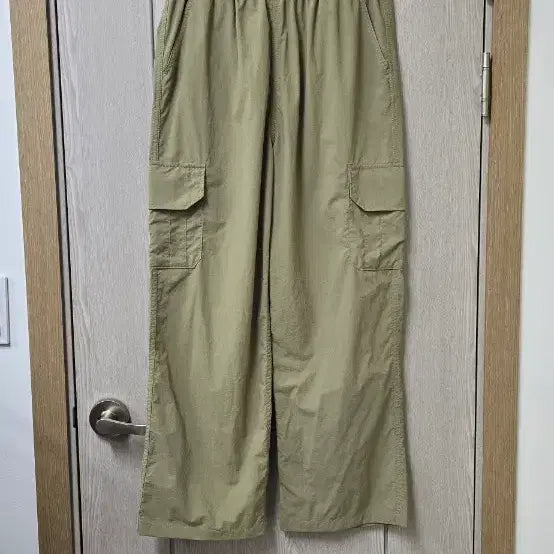 [BUNJANG] Whitewaterboys (WWB) Pure Long Pants Wide Cargo Pants Khaki L / [L]화이트워터보이즈(WWB) 퓨어 롱팬츠 와이드 카고 긴바지 카키 L