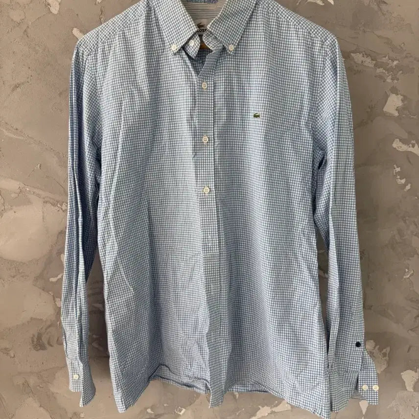 [BUNJANG] Lacoste Checked Shirt Size 42 (95-100) / 라코스테 체크 남방 42size 95~100