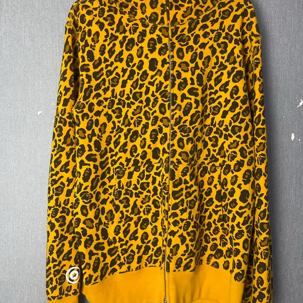 [BUNJANG] BAPE Leopard Camo Tiger Full Zip Hoodie XL / [XL] 베이프 레오파드 카모 타이거 풀집 후드