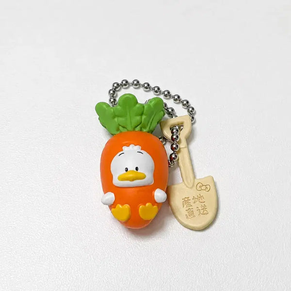[BUNJANG] Sanrio Vegetable Charm Keychain / 산리오 베지터블 참 키링 페클 새상품 재고1