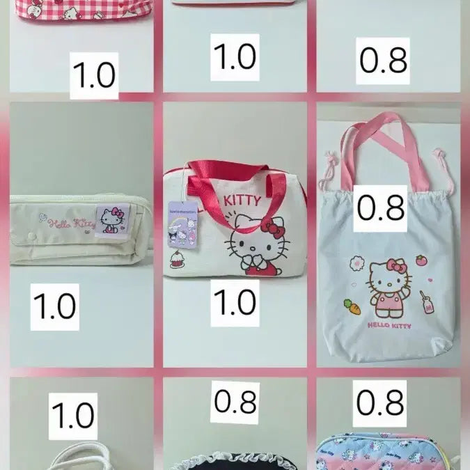 [BUNJANG] Hello Kitty Cosmetic Bag Pouch / 키티 화장품가방 파우치 등등