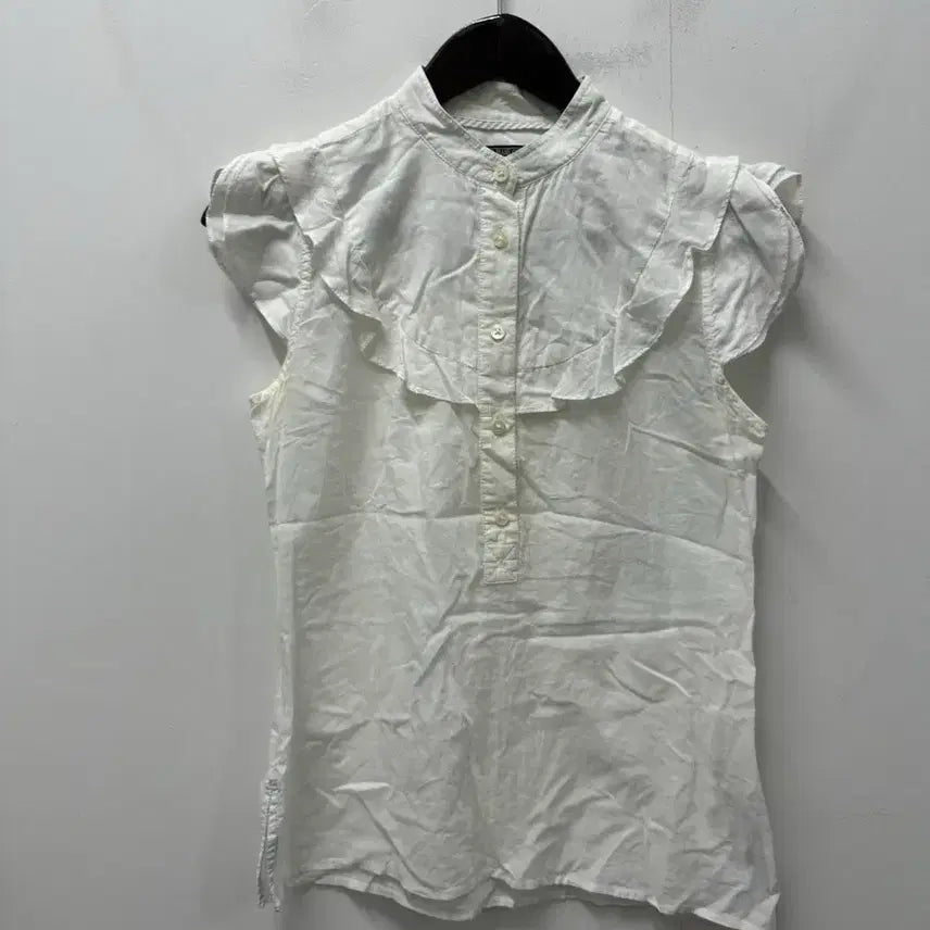 [BUNJANG] Polo Jeans Ruffle Blouse Size 85 / <만원빈티지 최저가>폴로 진스 프릴 블라우스 85