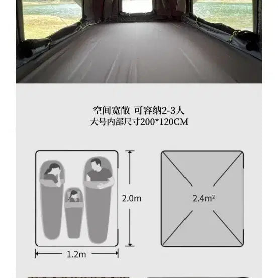 [BUNJANG] Rooftop Tent 2-3 Person / 루프탑텐트