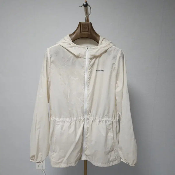[BUNJANG] Montbell Women's Lightweight Windbreaker Ivory Size 95 / 95 ) 몽벨 여성 경량 바람막이