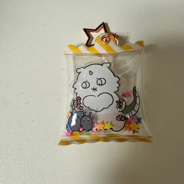 [BUNJANG] Chiikawa Anoko Star Candy Keychain / 치이카와 아노코 별 캔디 키링