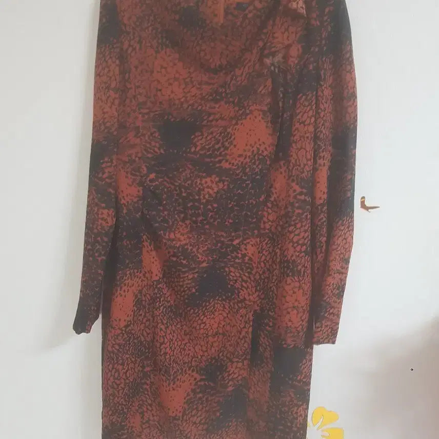 [BUNJANG] Olivia Lauren Patterned Midi Dress / 올리비아 로렌  원피스(55~66반)
