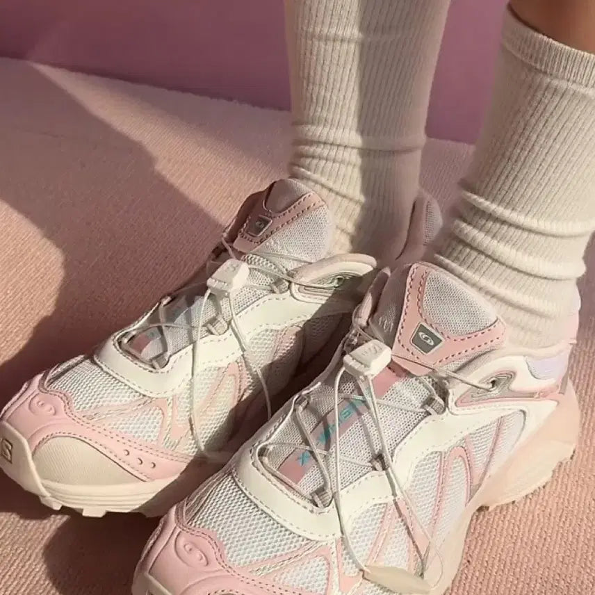 [BUNJANG] Salomon x Beaker XT-Whisper White Icy Pink / 살로몬 X 비이커 XT-Whisper 화이트 아이시 핑크 245