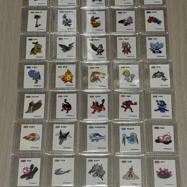 [BUNJANG] Pokemon Stickers Season 4 (45 Types) / 포켓몬 띠부씰 시즌 4 45종