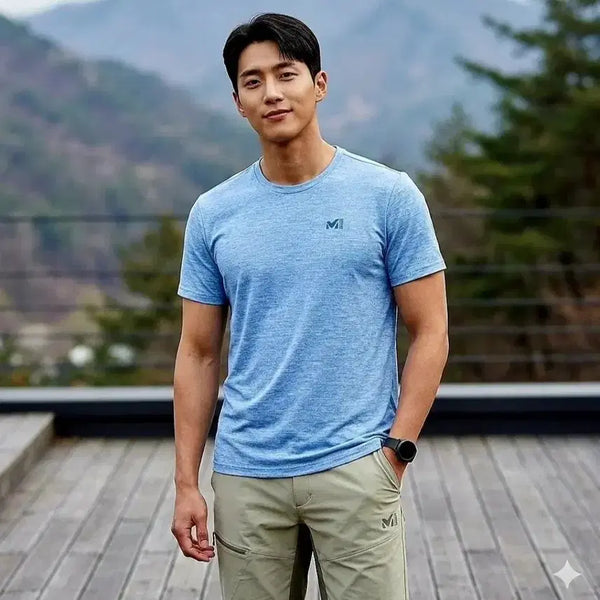[BUNJANG] Millet Men's T-Shirt Size 100 / (무료배송)밀레 티셔츠 남 100