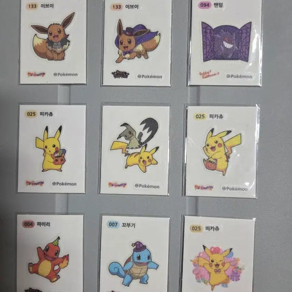 [BUNJANG] Pokemon Halloween Lovely Sticker Set / 포켓몬 할로윈 러블리 띠부씰