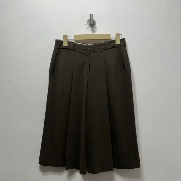 [BUNJANG] SYSTEM Women's 9-Length Slacks Wide Pants Size 67 / 시스템 여성 9부 슬랙스 와이드 팬츠 67사이즈