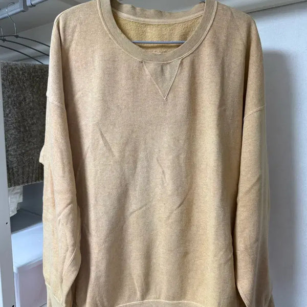 [BUNJANG] Bizbeam Sweatshirt Beige / 비즈빔 맨투맨