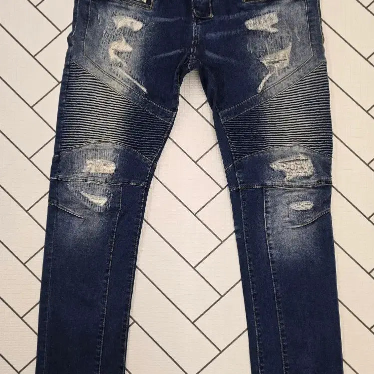 [BUNJANG] Balmain Biker Jeans Men's Size 35-36 / [정품] 발망 바이커진 남성 청바지.   싸이즈 35~36