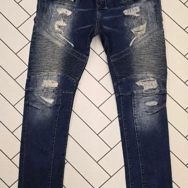 [BUNJANG] Balmain Biker Jeans Men's Size 35-36 / [정품] 발망 바이커진 남성 청바지.   싸이즈 35~36