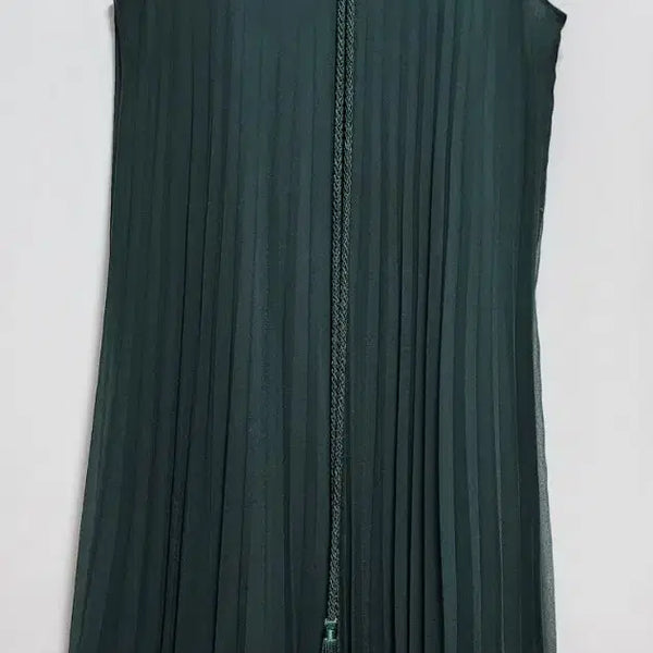 [BUNJANG] Deep Green Chiffon Dress / 딥그린 쉬폰 원피스