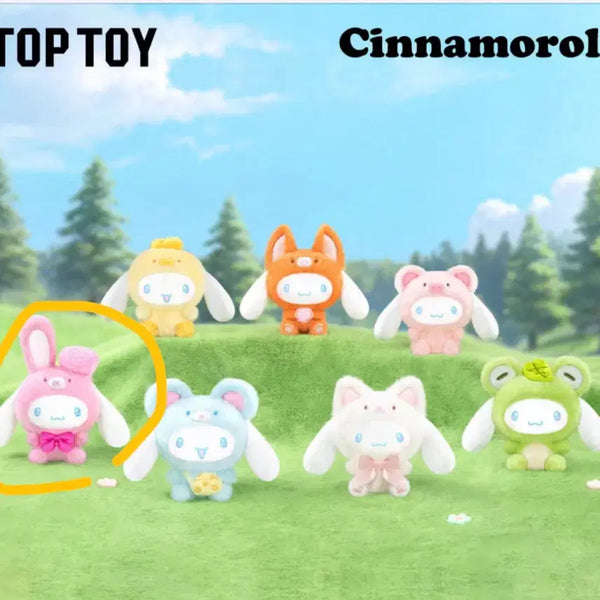 [BUNJANG] Sanrio Cinnamoroll Animal Party Rabbit Plush (New) / [새상품]산리오 탑토이 시나모롤 애니멀파티 토끼 인형