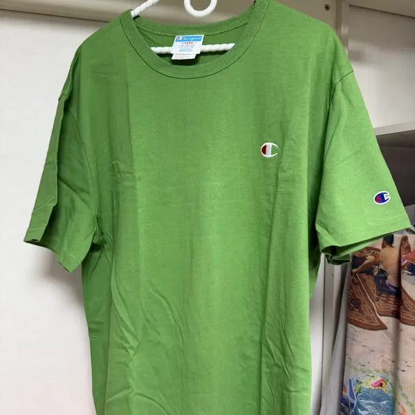 [BUNJANG] Champion T-Shirt Light Green / 챔피온 반팔티 라이트 그린