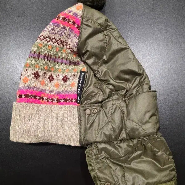 [BUNJANG] Capital Distinct Pattern Earflap Winter Hat / 캐피탈 모자 팝니다.