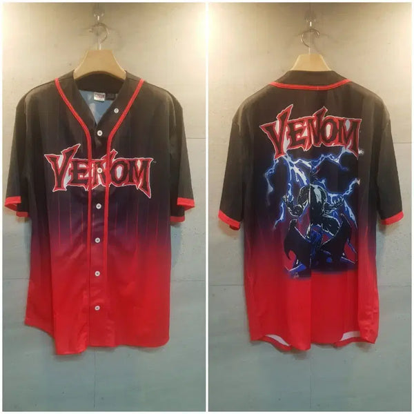 [BUNJANG] Marvel Venom Jersey T-Shirt / 마블. 정품. 베놈. 저지 티셔츠!