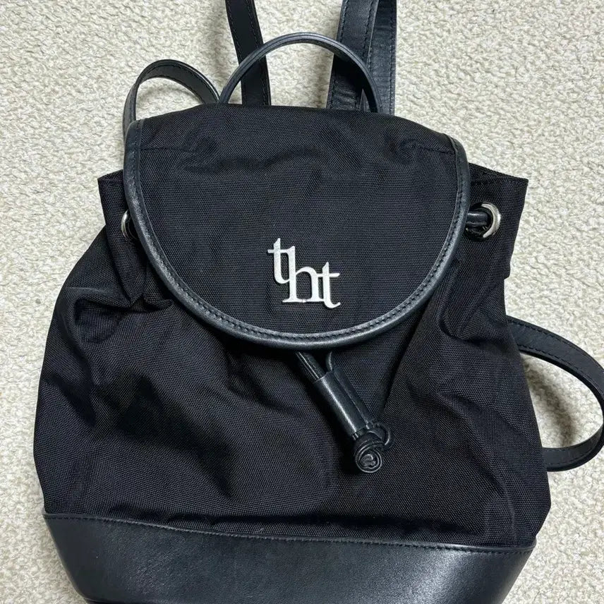 [BUNJANG] 3Times Acorn Backpack Black / 쓰리타임즈 아콘 백팩 블랙
