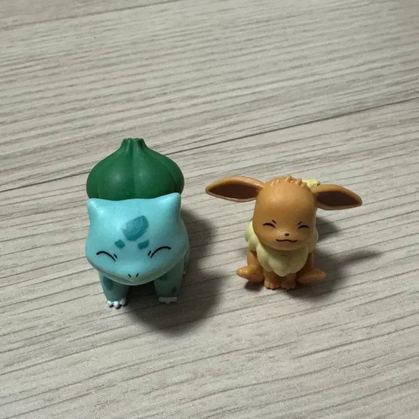 [BUNJANG] Pokemon Eevee & Bulbasaur Figure Set / 포켓몬스터 이브이 이상해씨 피규어