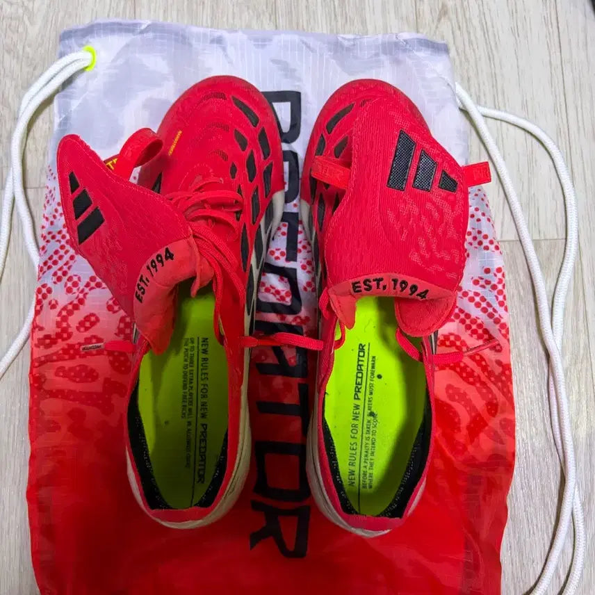 [BUNJANG] Adidas Predator Tongue Version Elite FG 265 / 아디다스 프레데터 텅 버전 엘리트 fg 265