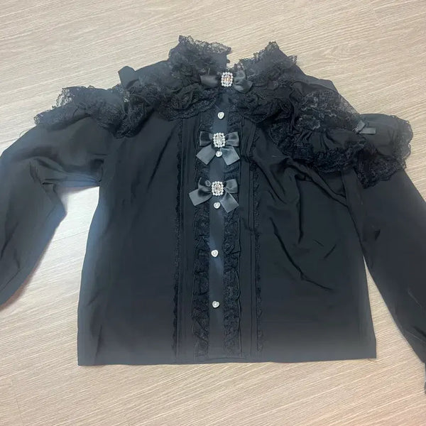[BUNJANG] Jirai Kei Noemi Blouse / 지뢰계 노에미 블라우스