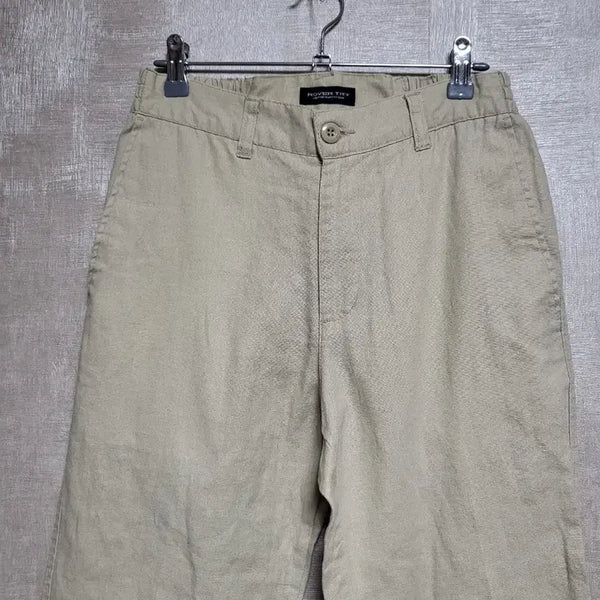 [BUNJANG] Vintage Beige Linen Pants / 빈티지 베이지 린넨 팬츠
