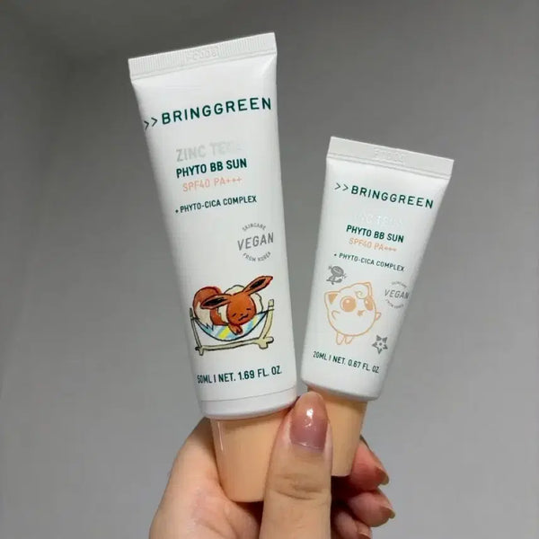 [BUNJANG] Bring Green Zinc Techa Phyto BB Sun 50mL Pokemon Edition Set / 브링그린 징크테카 파이토 BB 선 50mL 포켓몬 기획세트 팝니다