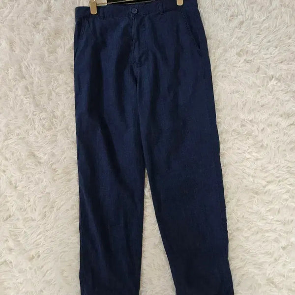 [BUNJANG] COS Navy Linen-Feel Cotton Pants / 코스 네이비 팬츠