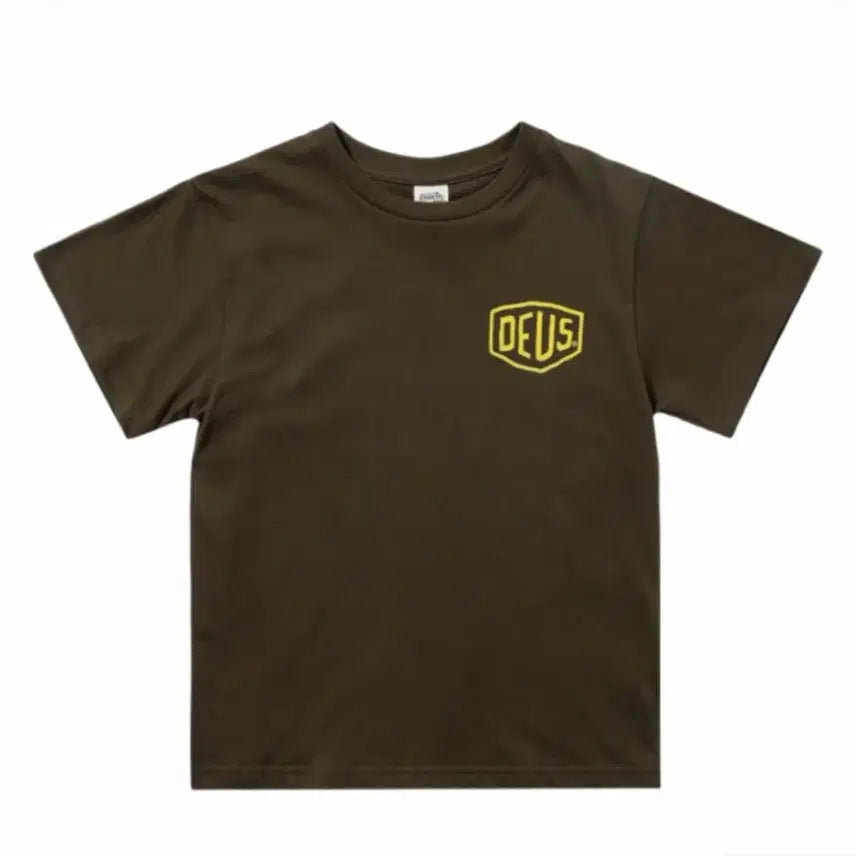 [BUNJANG] Deus Ex Machina Kids Short Sleeve T-shirt Olive Green Khaki Size 11 / 데우스 엑스 마키나 키즈 반팔 티셔츠 올리브그린 카키 11사이즈