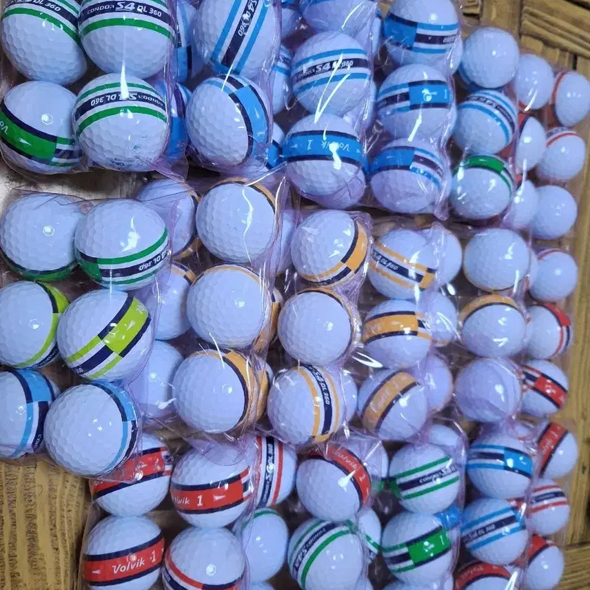 [BUNJANG] Volvik Condor S4 4-Piece Urethane Used Golf Balls / 볼빅콘도르s4,4ps 102알우레탄 로스트볼 깔끄미 필드용